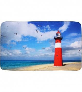 

Коврик для ванной SANILO Leuchtturm 50x80 cm, 50x1,5x80 см, синий