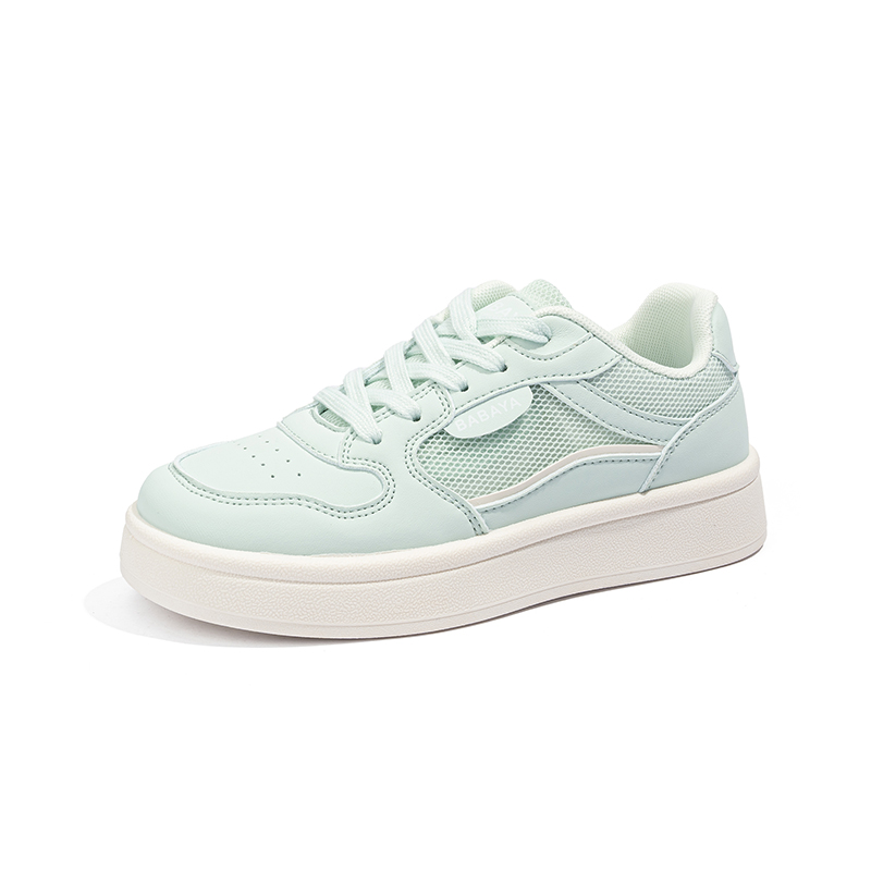 Babaya Детские повседневные кроссовки low top зеленые антискользящие износостойкие амортизирующие дышащие — фото 3