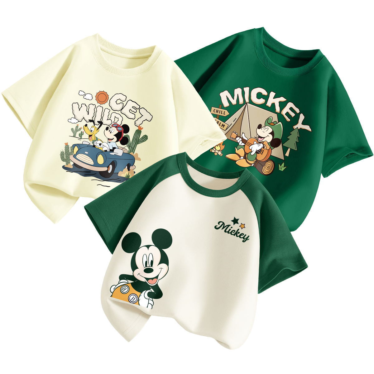 

Футболка 3 шт, для детей 3-7 лет Disney, слоновая кость, Бежевый, Футболка 3 шт, для детей 3-7 лет Disney, слоновая кость