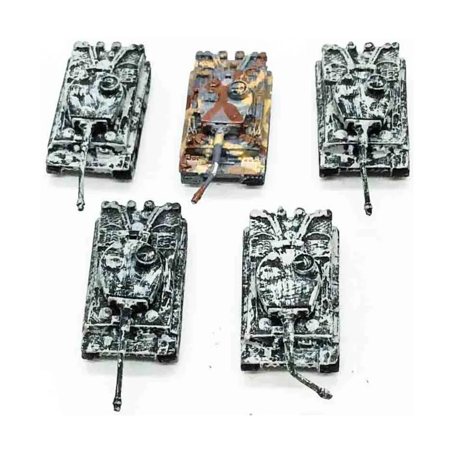 

Тигр I - Ранний # 11, WWII Micro Armour - Germany - Loose Miniatures (1:285)