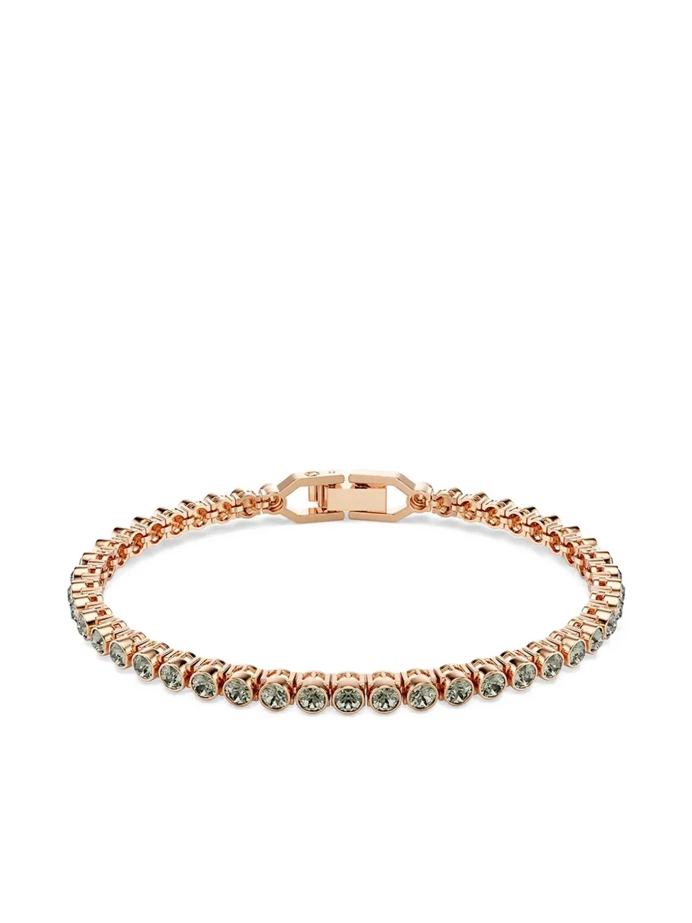 

Браслет Imber Emily Tennis из розового золота с кристаллами Swarovski, серый