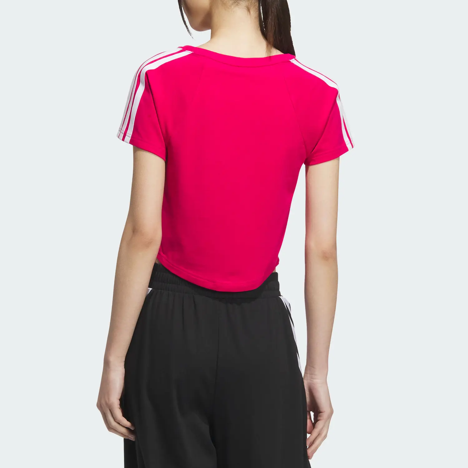 Adidas Футболка Women's Eye Catching Pink/White — фото 3