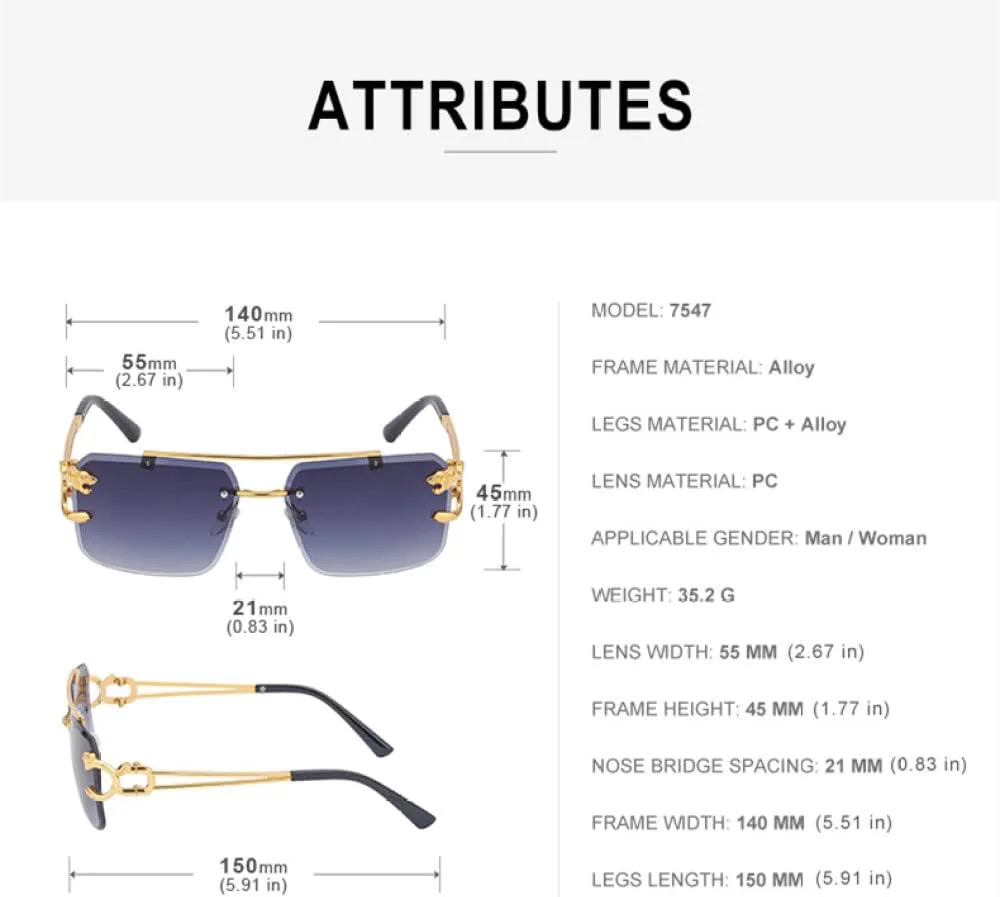 

Солнцезащитные очки без оправы в стиле ретро для мужчин, солнцезащитные очки в стиле стимпанк для женщин, модные панк-очки, винтажные солнцезащитные очки MTZJH, C3