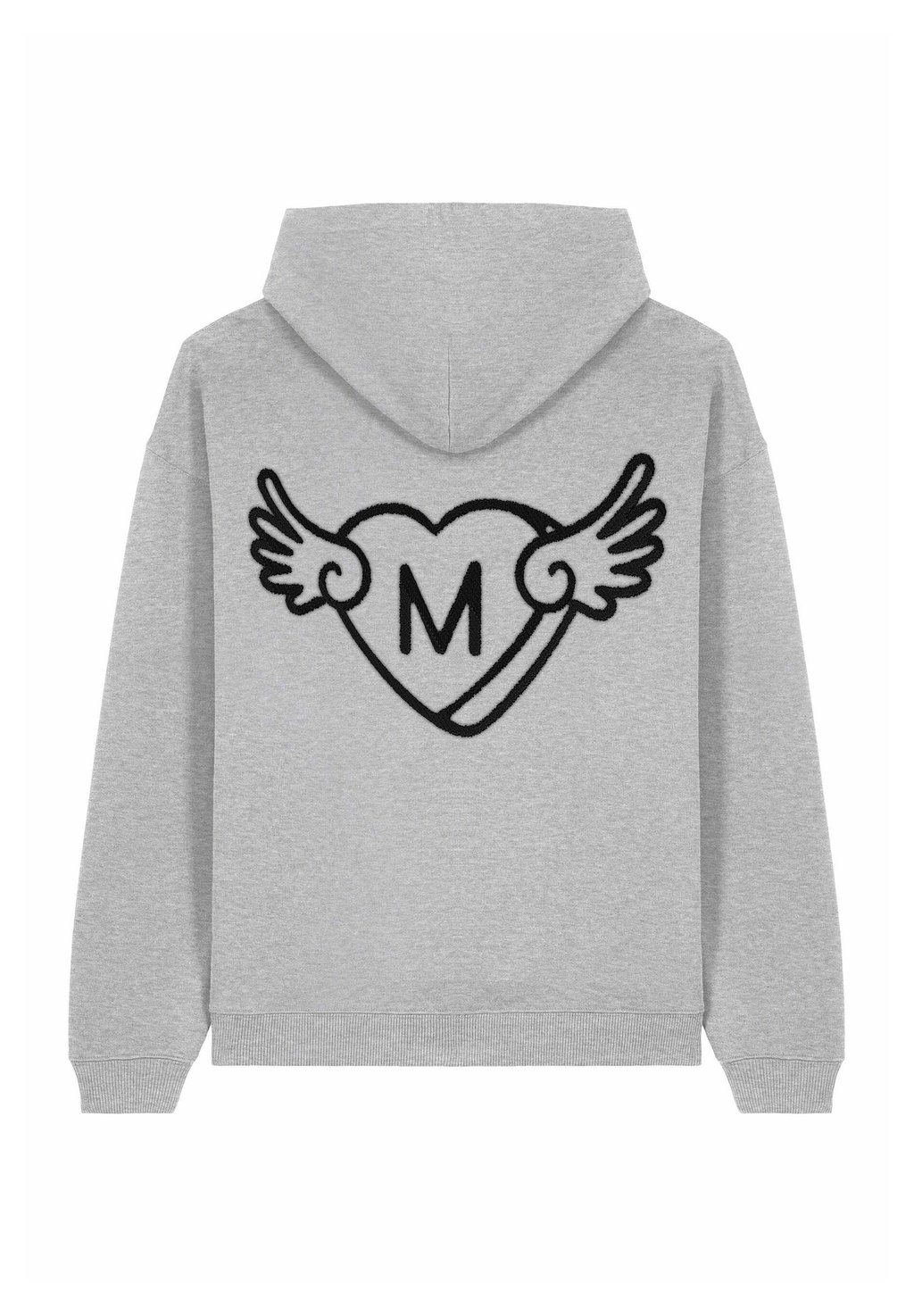 

Толстовка WINGS BACK EMBROIDERY UNISEX - Hoodie Mira Paris, серый