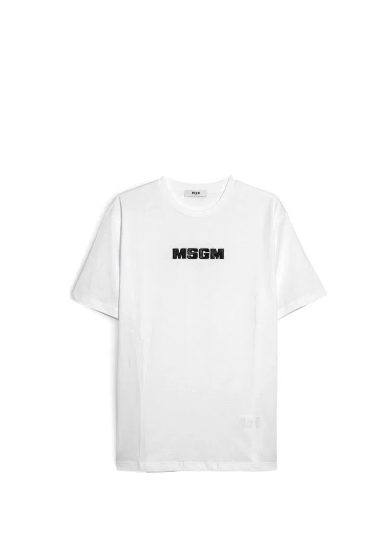 Футболка, хлопок, для детей Msgm, белый — фото 4
