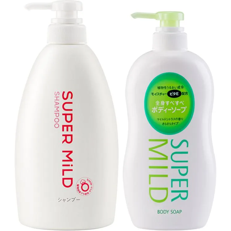 Набор шампуня и кондиционера для увлажнения и очищения Super Mild, 600ml+650ml*2 — фото 3