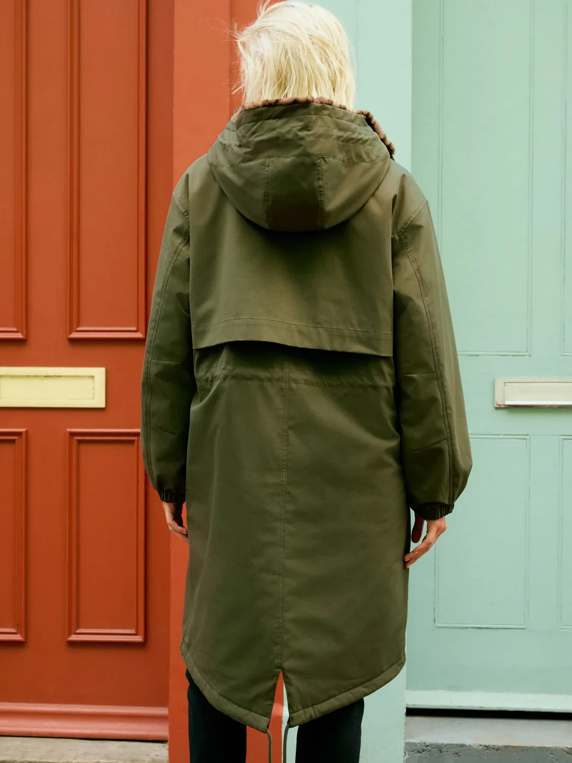 Зимняя парка Next, Khaki — фото 3