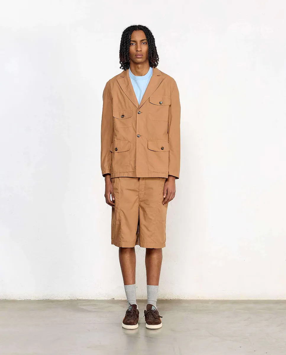 

Коричневые мужские хлопковые шорты Edmmond Studios, коричневый