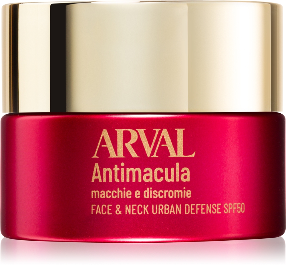 

Защитный крем Antimacula для лица и шеи Urban Defense SPF50 от темных пятен Arval, 50 мл