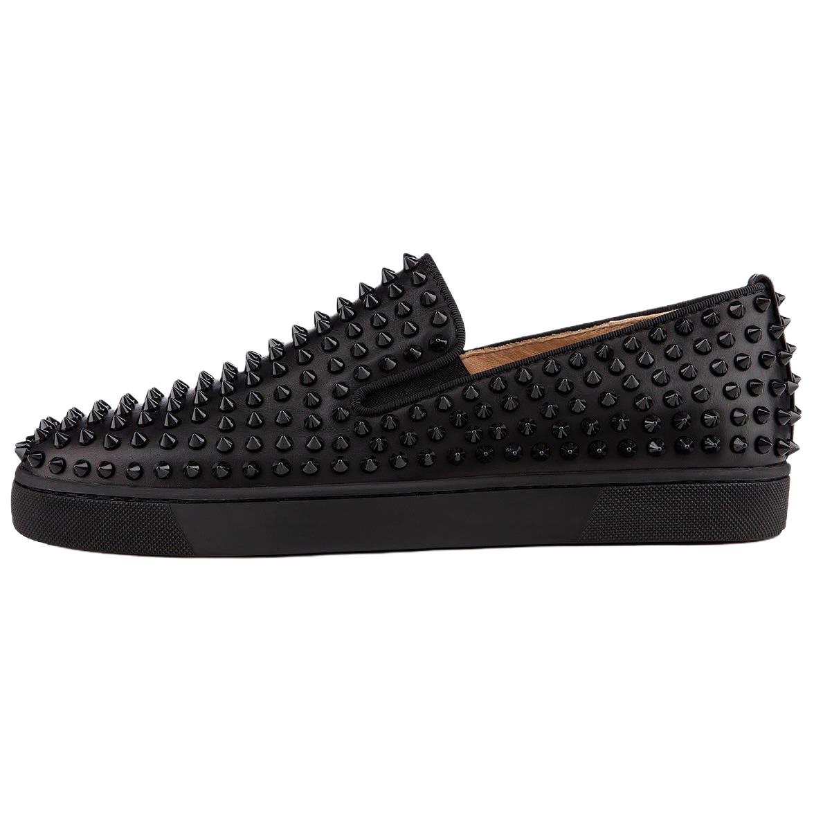 

Christian Louboutin Повседневные ботинки CL Roller boat для мужчин, черные