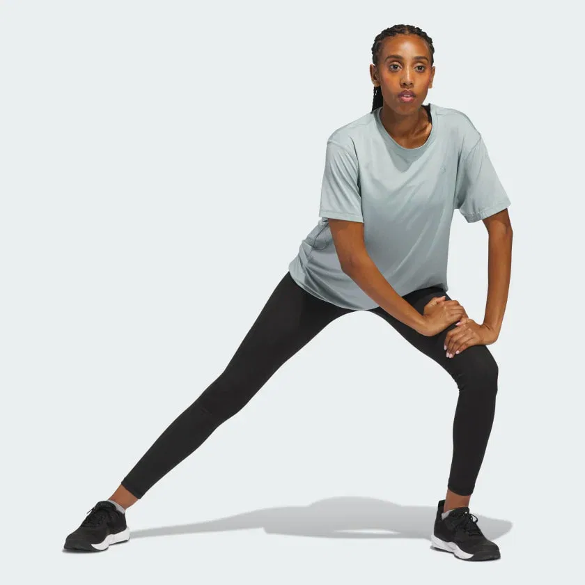 Женская футболка adidas Designed for Train Everyday Workout Tee, Wonder Sage — фото 3