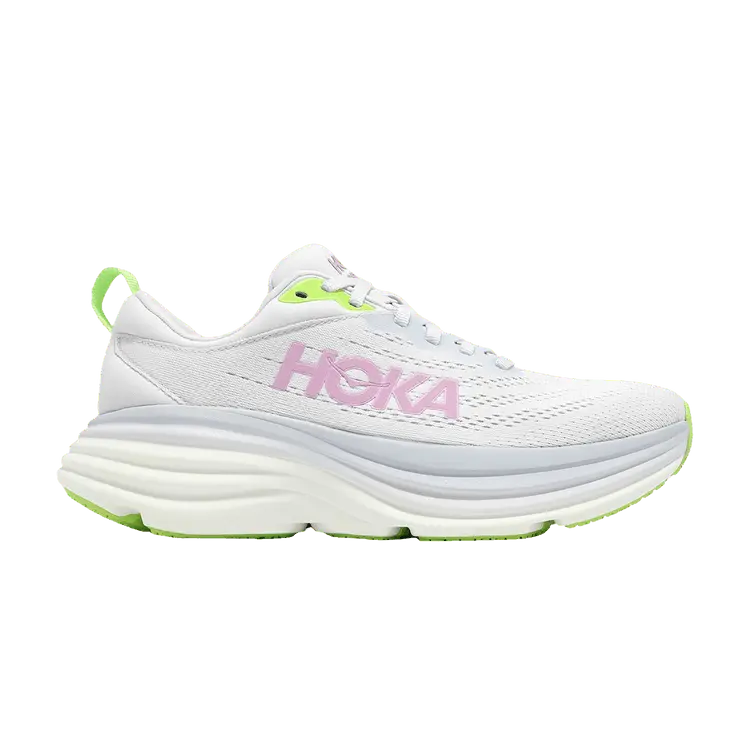 Кроссовки Wmns Bondi 8 Wide 'Sea Ice Pink Twilight', белый