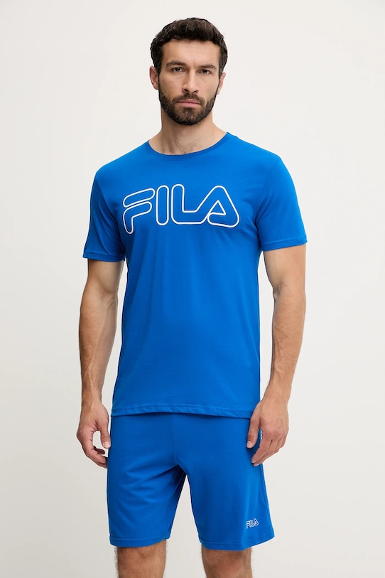

Хлопковая пижама Fila, фиолетовый