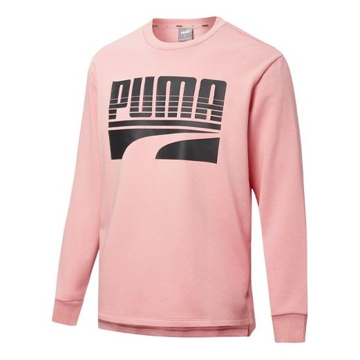 

Свитер rebel bold logo sweater 'pink' Puma, розовый