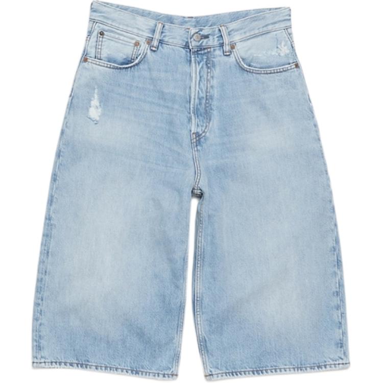 

Джинсовые шорты мужские светло-голубые Acne Studios
