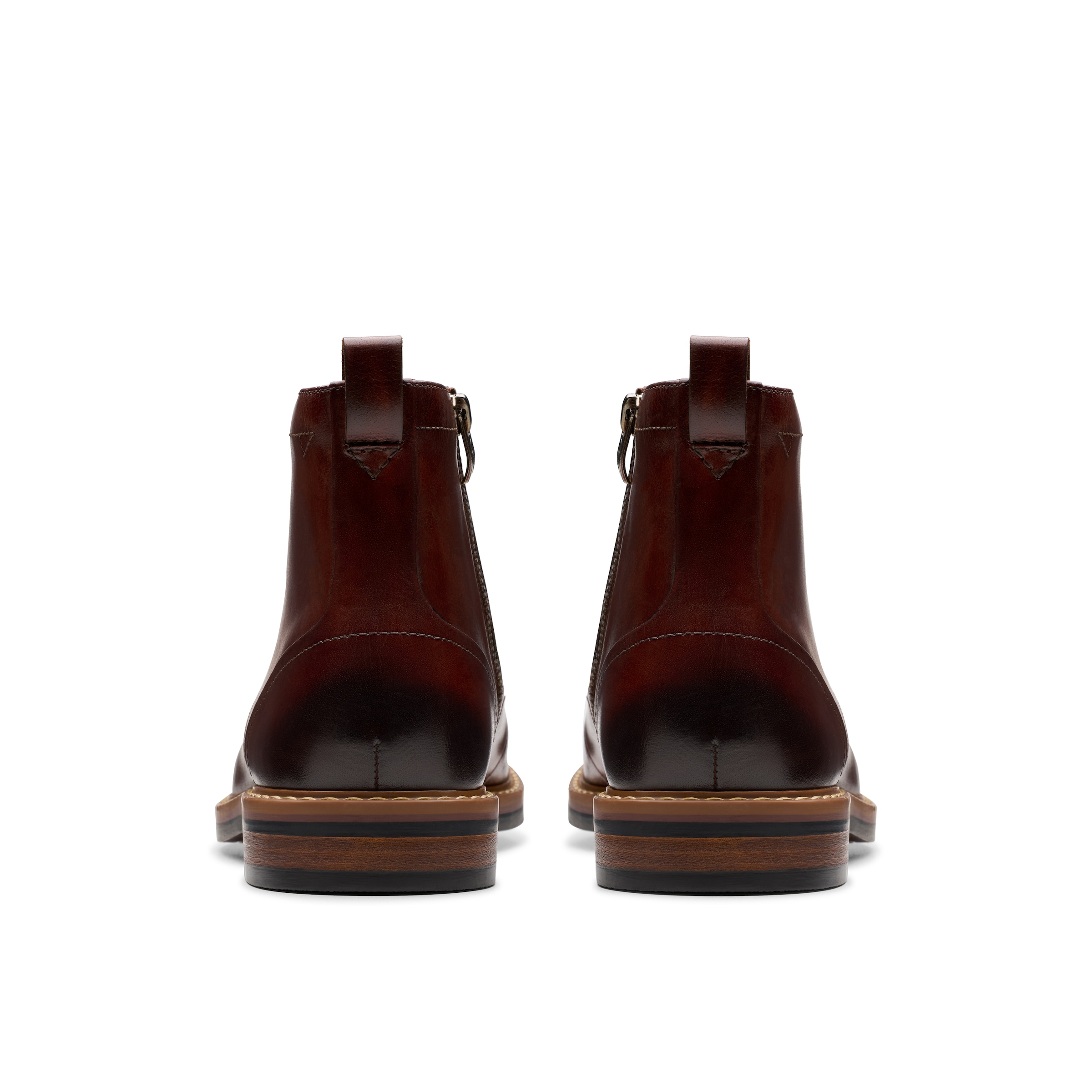 CLARKS Ботинки на шнуровке 'Aldwin Cap' в коричневом цвете — фото 3
