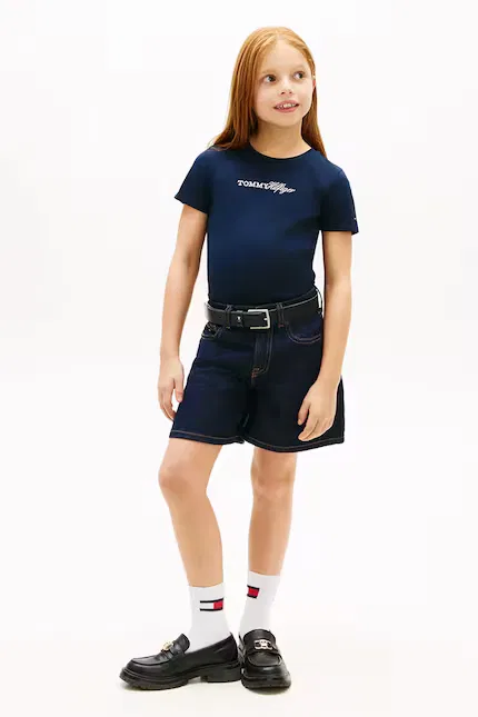 Футболка с коротким рукавом хлопок Tommy Hilfiger, синий — фото 3