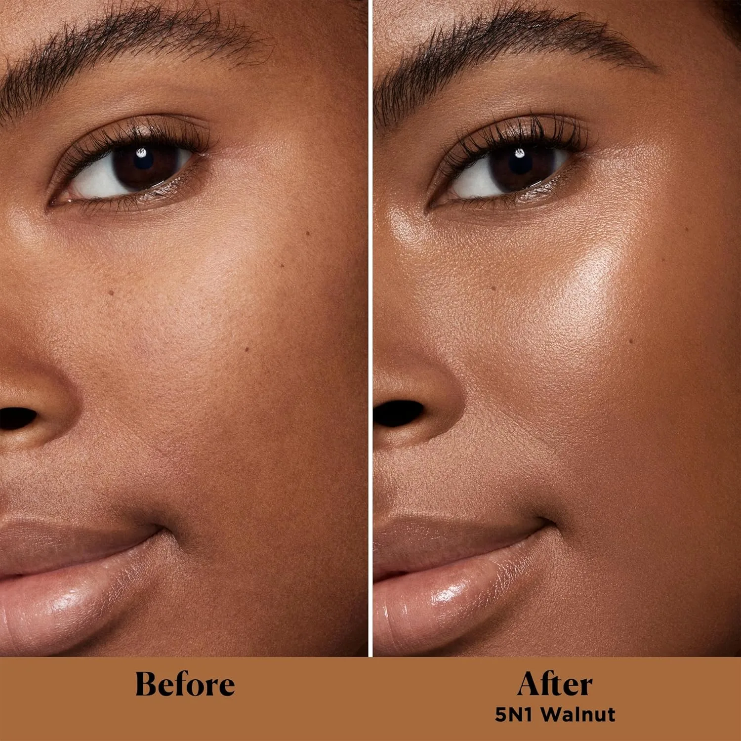 Laura Mercier тонирующий увлажняющий крем Light Revealer с SPF 25, оттенок 5N1 Walnut, и рассыпчатая пудра Ultra-Blur с гиалуроновой кислотой, оттенок Medium Deep — фото 3