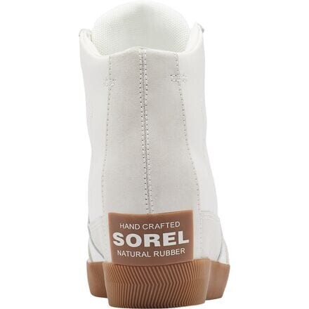 Ботинки женские SOREL Out N About Wedge II из замши, белый — фото 2