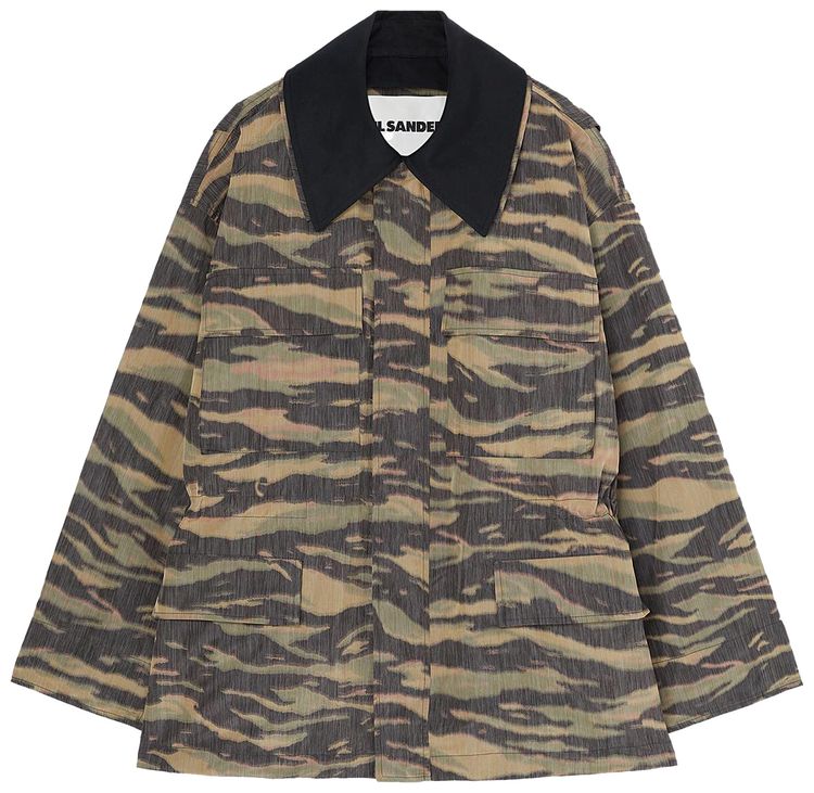 

Куртка Jil Sander Camouflage Field Jacket 'Multicolor', разноцветный