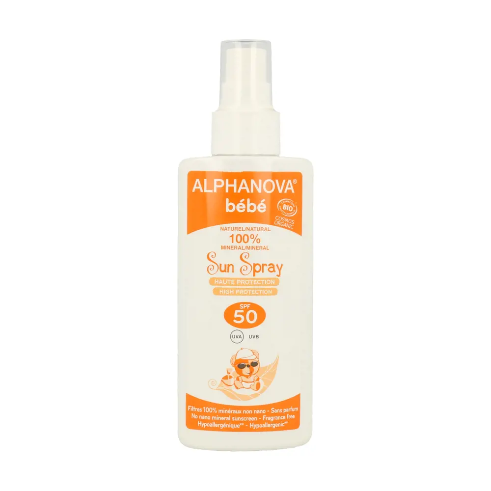 

Солнцезащитный крем Protector Solar Spray Bebé Spf50 Alphanova, 125 гр