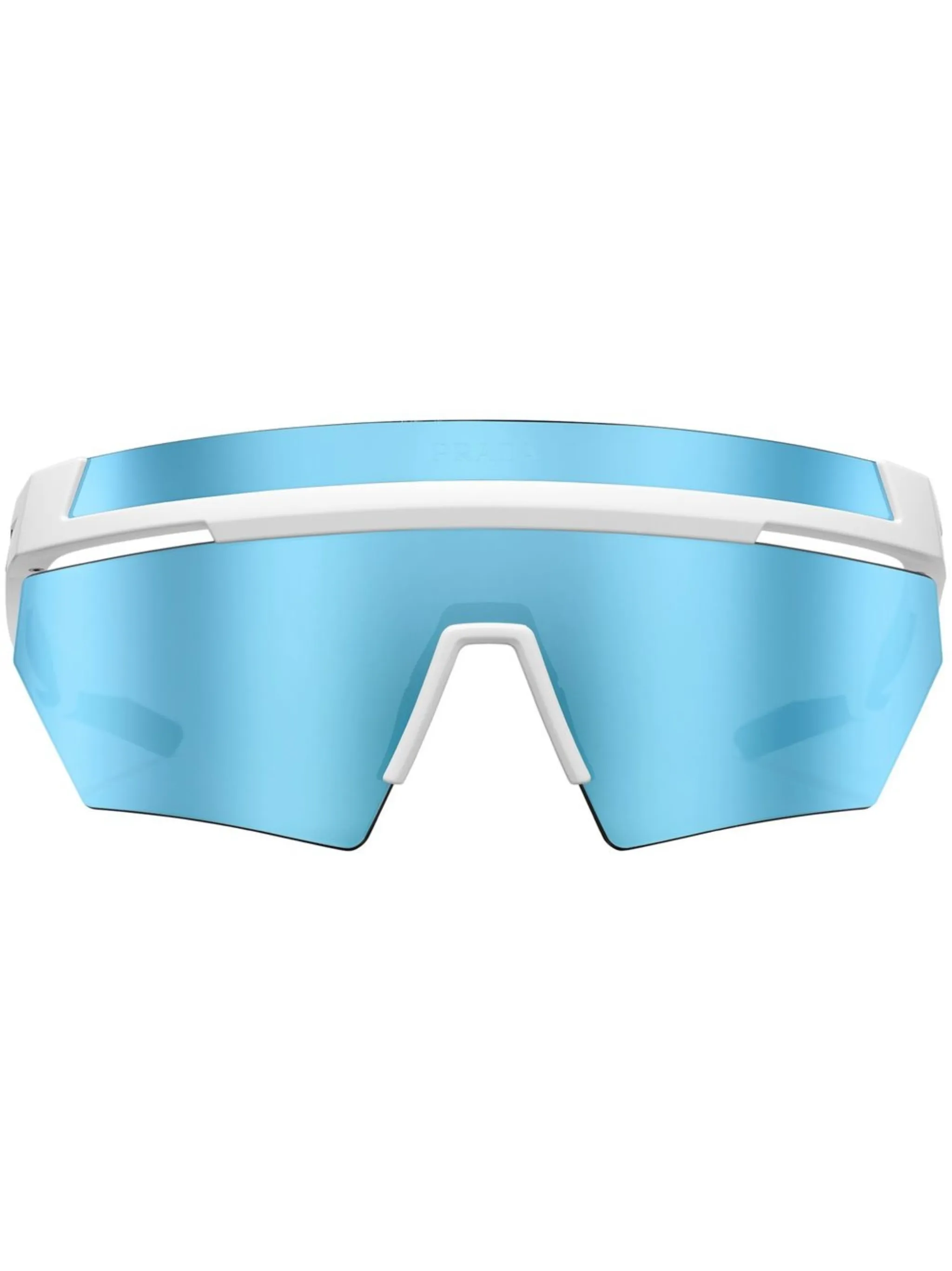 

Солнцезащитные очки Linea Rossa Impavid Prada Eyewear, белый