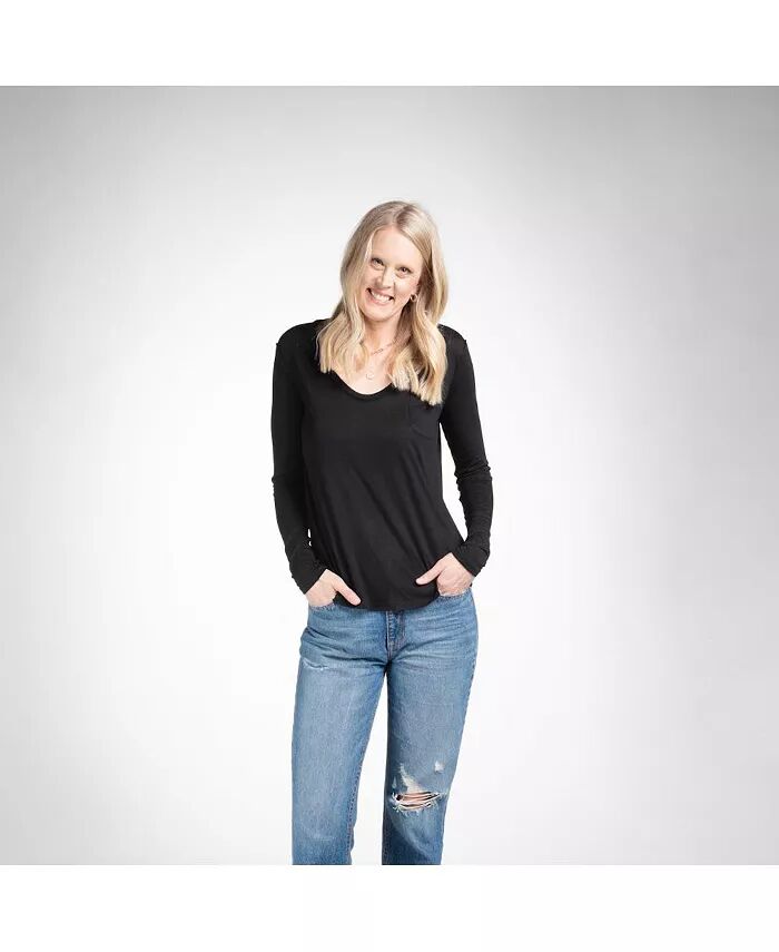 

Женская футболка Paloma Tall Pocket Amalli Talli, черный