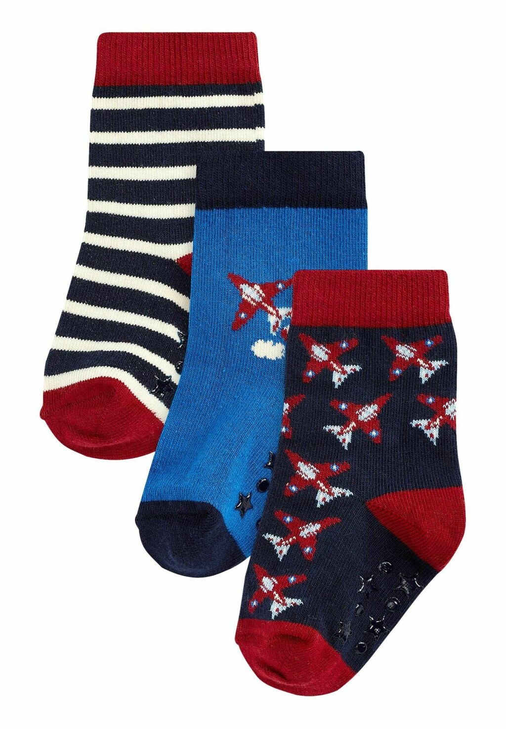 

Носки 3-PACK ARROWS REGULAR FIT JoJo Maman Bébé, цвет blue