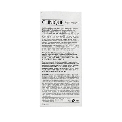 Тушь для ресниц Clinique High Impact Mascara, полноразмерная, черный — фото 2