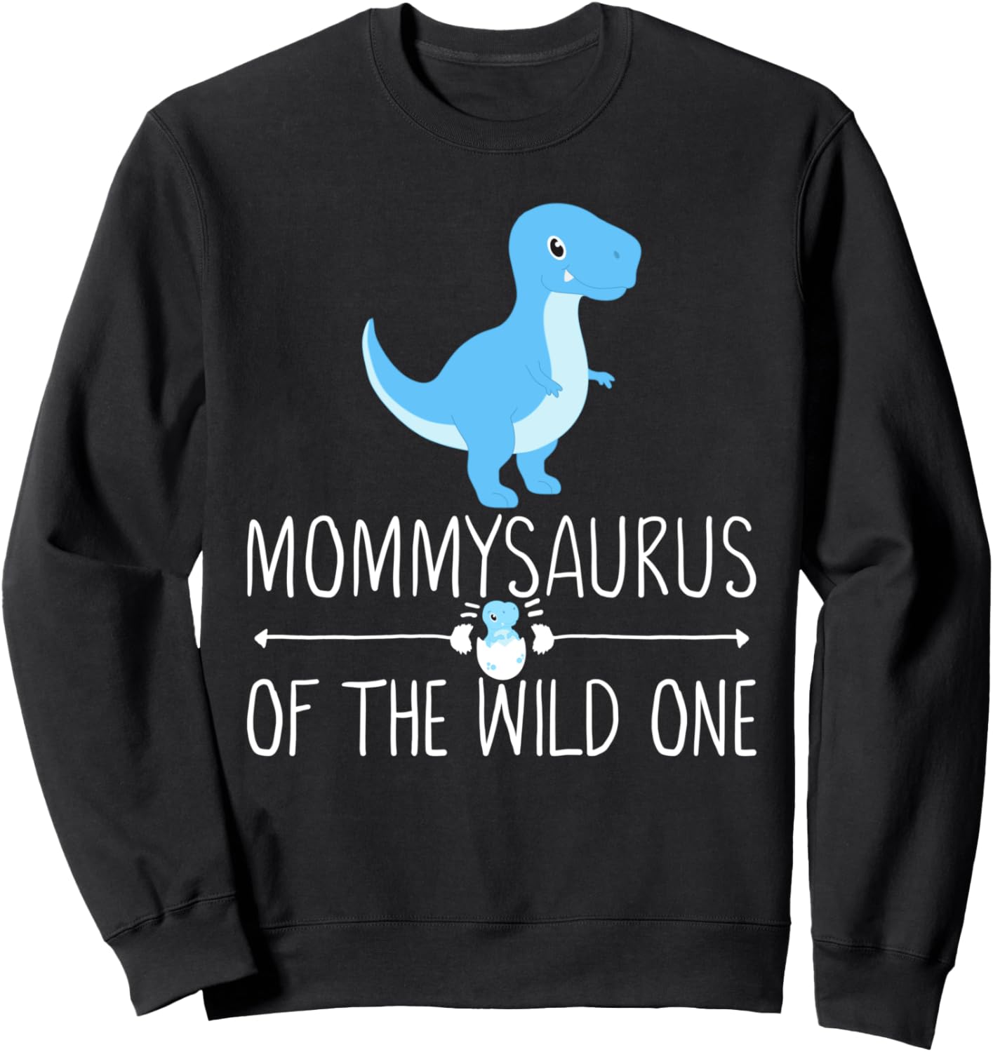 

Мама-завр, мама-тираннозавр, детеныш зауруса, мама в одинаковых толстовках Mommysaurus Dinosaur Pajamas Shop, черный