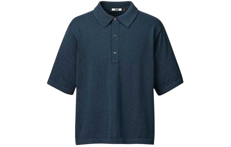 

U Коллекция Трикотаж Мужской Темно-Синий Uniqlo, темно-синий