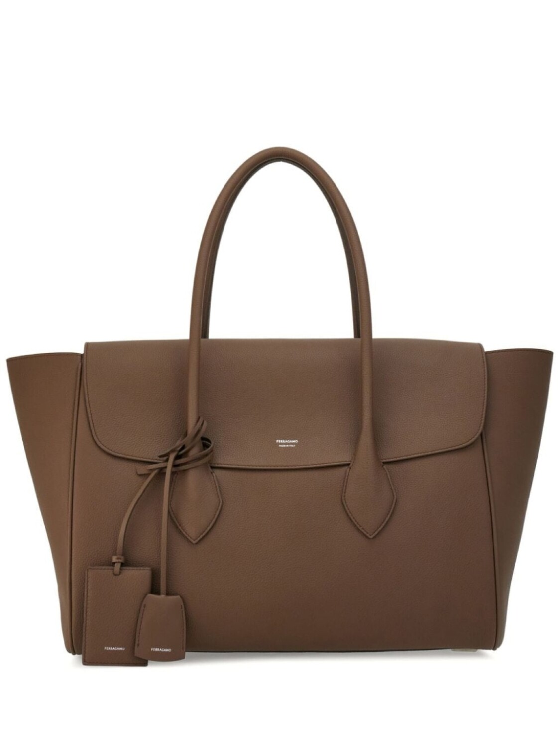 

Ferragamo большая сумка-тоут, коричневый