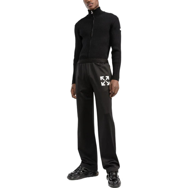 Брюки men's fw22 casual arrow pattern sports pants/trousers/joggers black Off-White, черный — фото 2