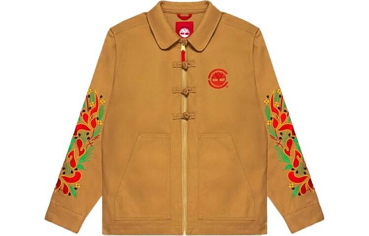 

Куртка Clot X CLOT унисекс хаки Timberland, хаки