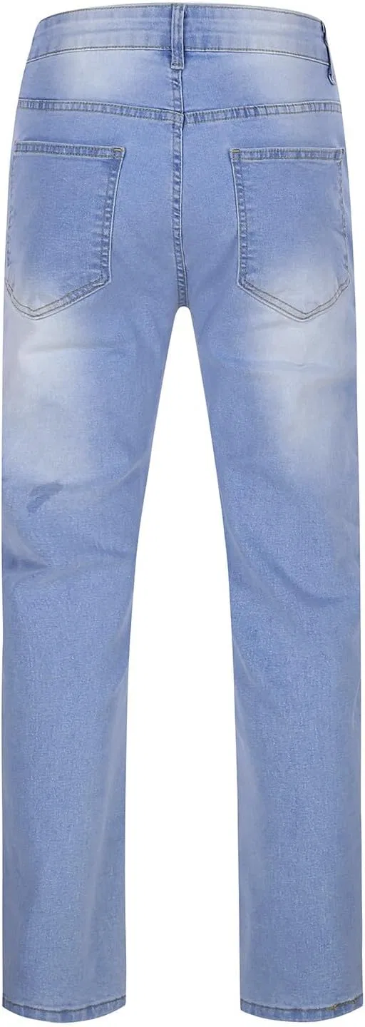 Джинсы свободные Baggy, Light Blue — фото 2