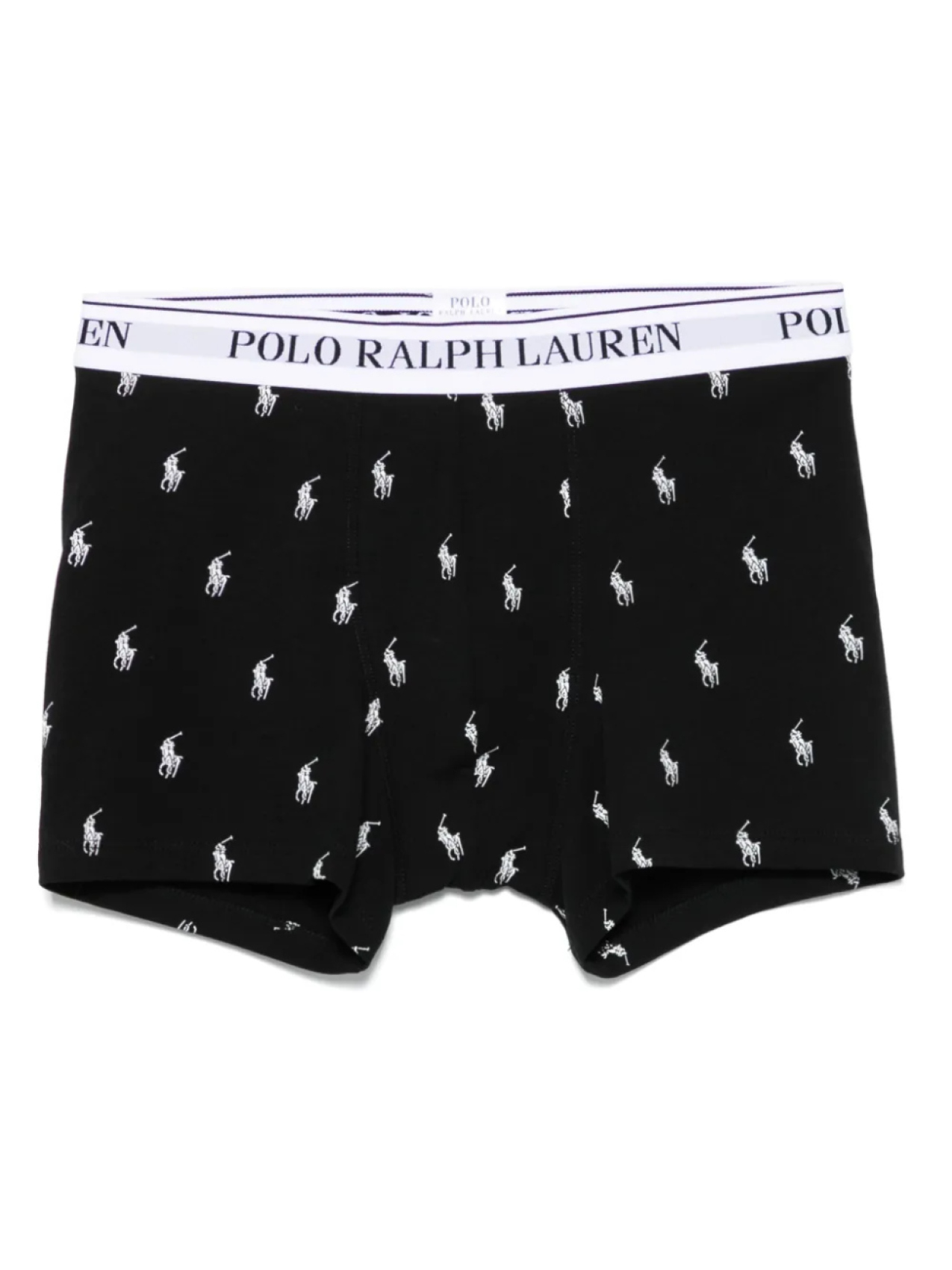 Боксеры с логотипом на поясе (упаковка из пяти пар) Polo Ralph Lauren, черный — фото 2