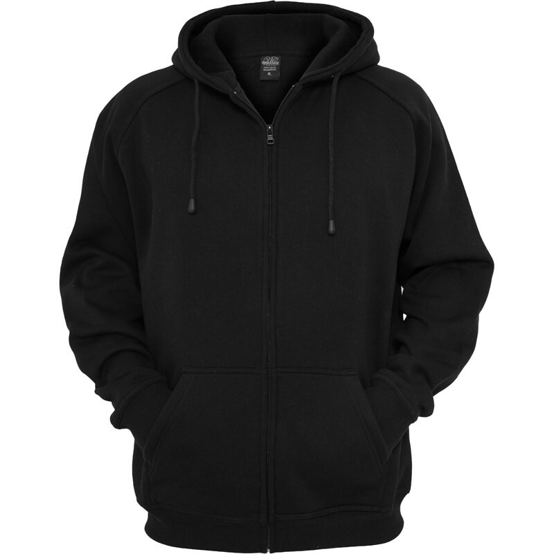

Толстовка Urban Classics Zip Basic Gt, черный