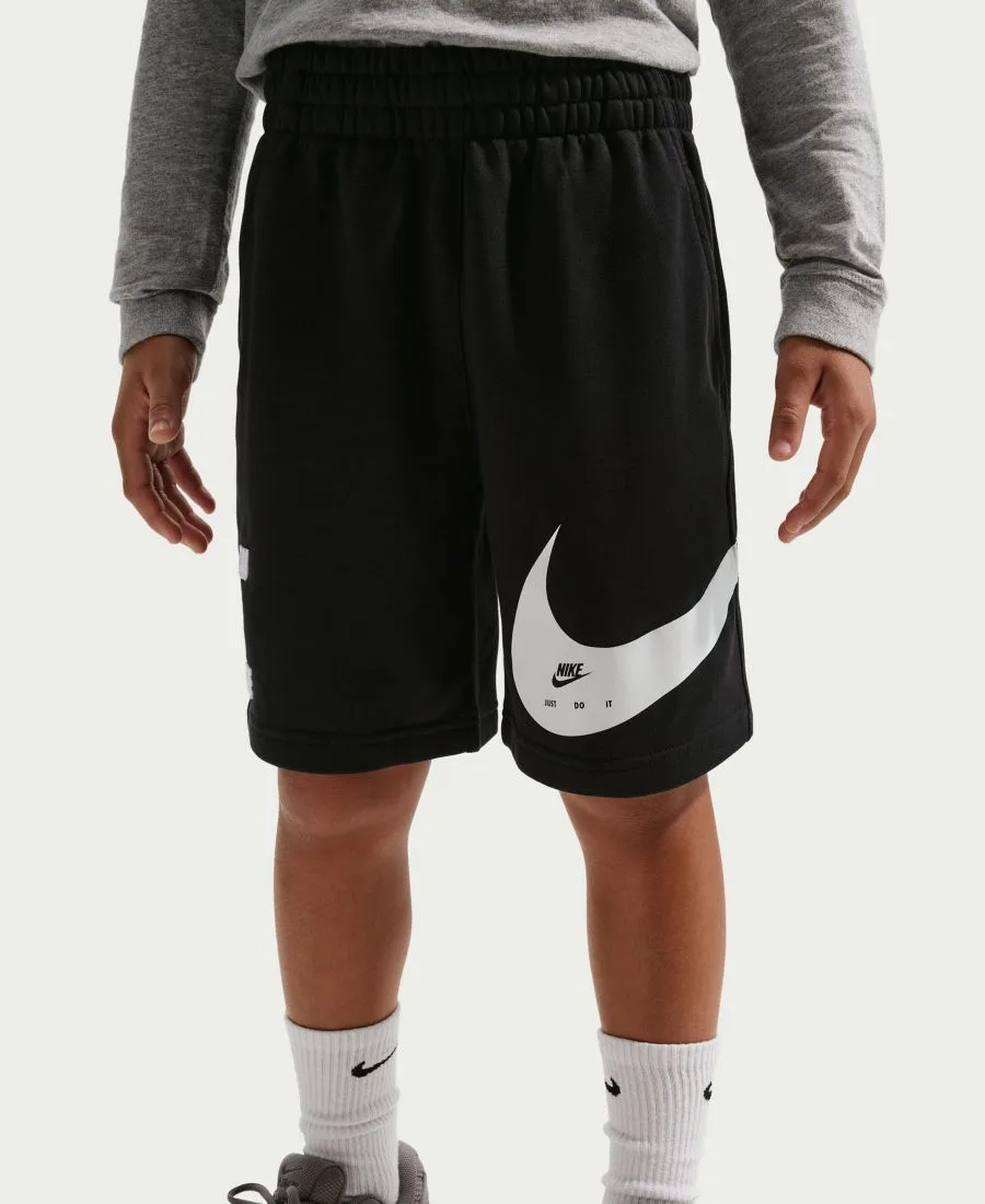 Детские спортивные шорты с логотипом клуба Nike, черный/белый