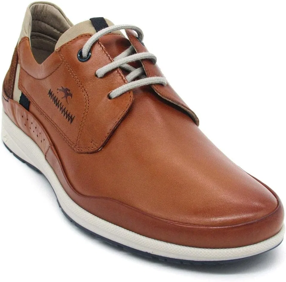 Мужские кожаные туфли на шнуровке Fluchos F1734, Habana Leather