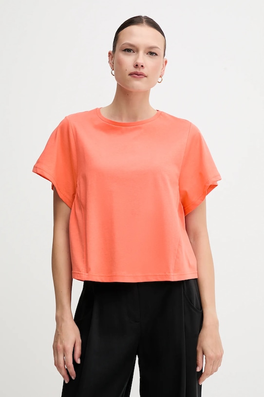 

Хлопковая футболка United Colors Of Benetton, оранжевый