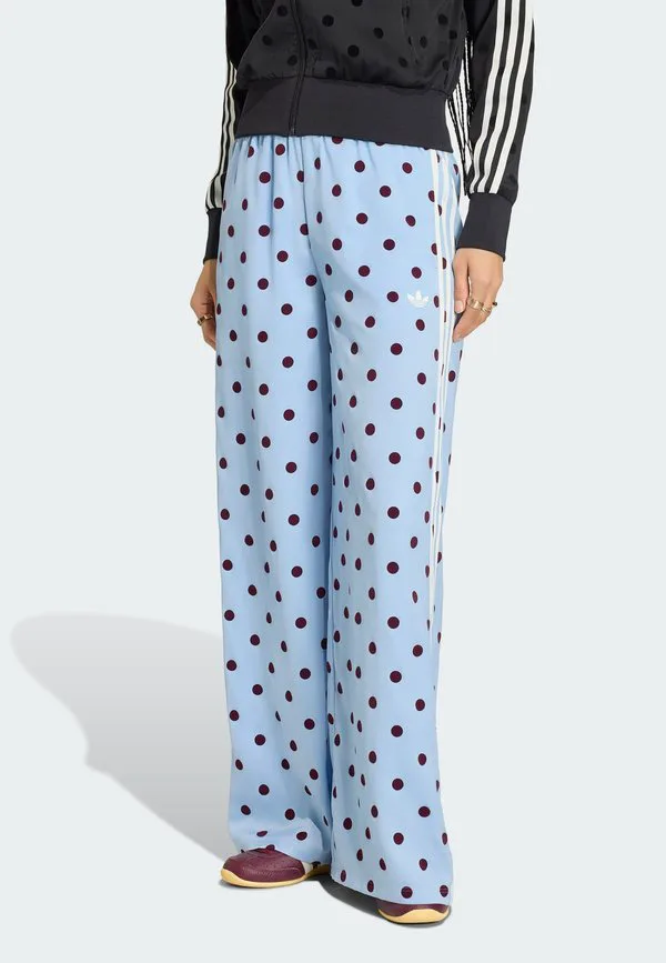 Брюки в горошек с широкими штанинами Adidas Originals, Clear Sky