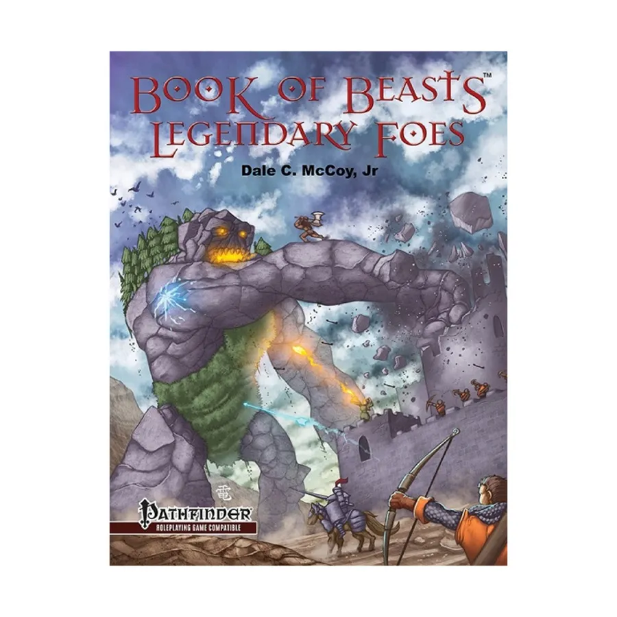 

Book of Beasts - Legendary Foes, Pathfinder Roleplaying (Jon Brazer Productions), мягкая обложка