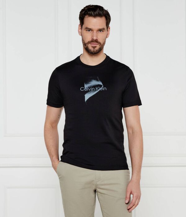 

Футболка Calvin Klein Regular Fit с логотипом, черный