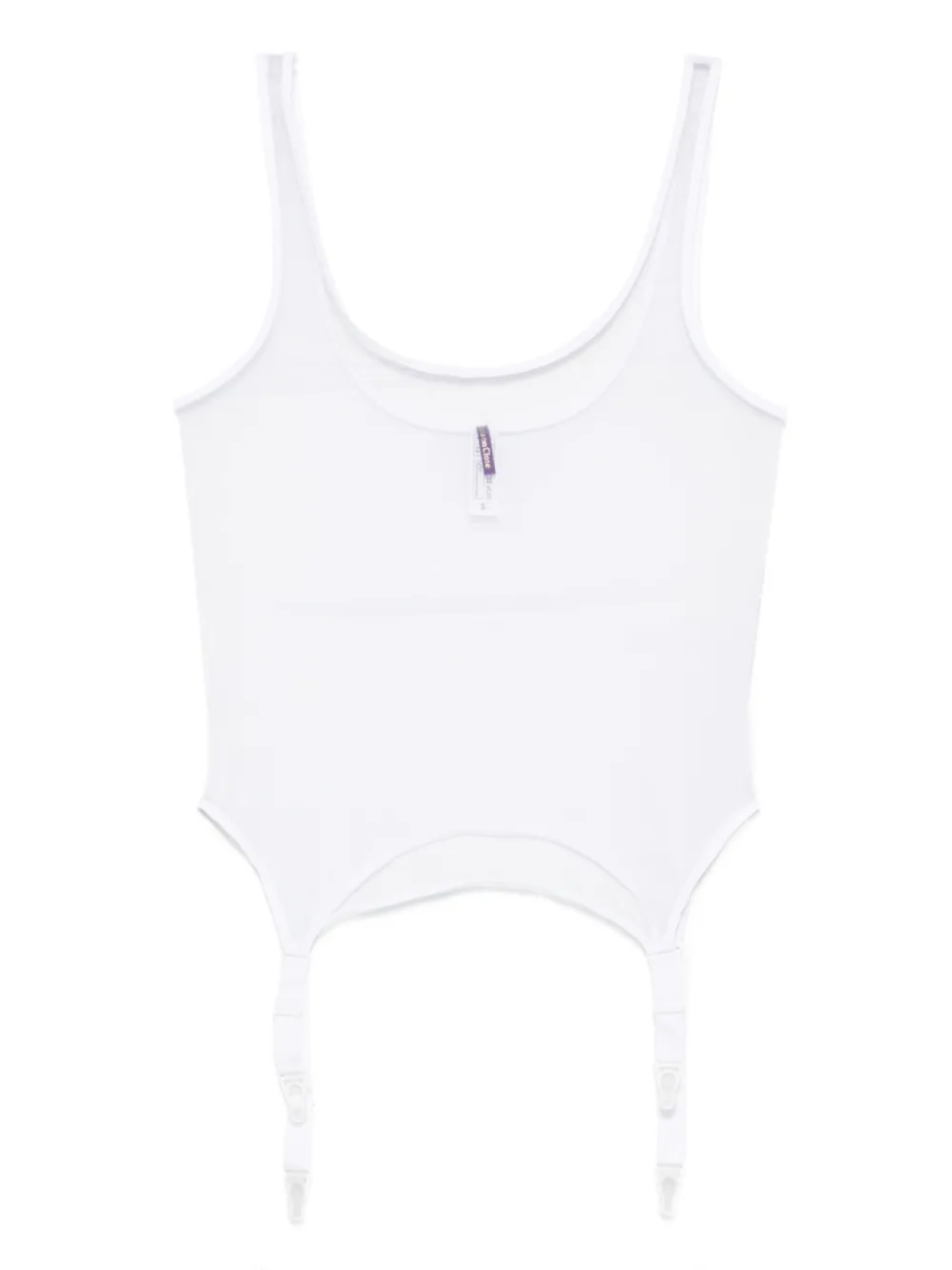 

Maison Close Pure Tentation боди с подвязками, белый