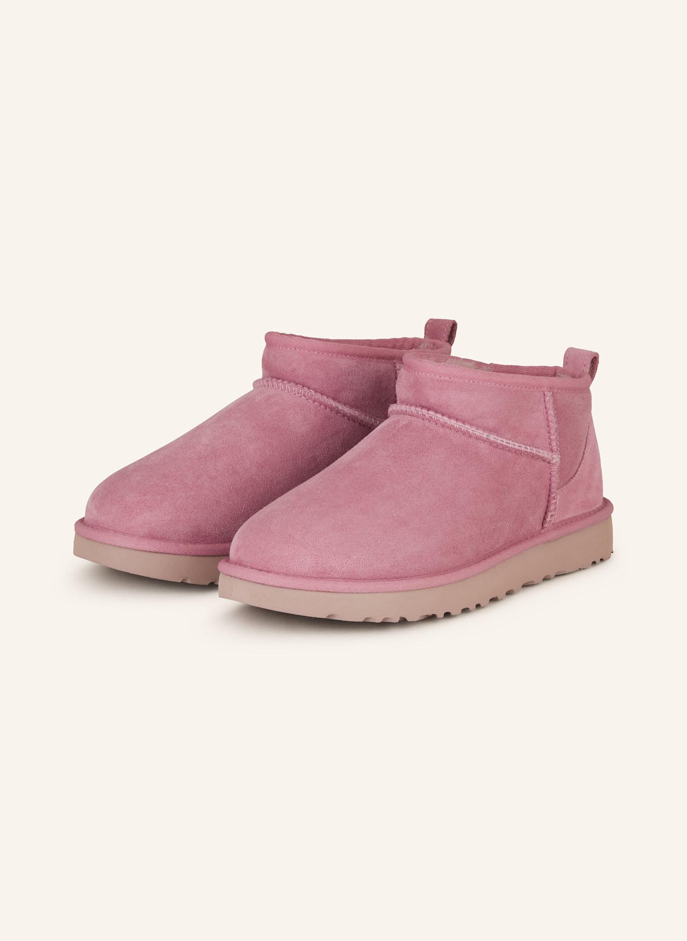 

Ботинки classic ultra mini UGG, розовый