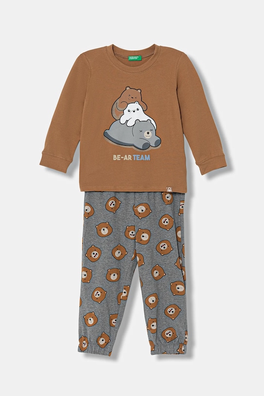 

Детская пижама, 2 шт. United Colors Of Benetton, коричневый