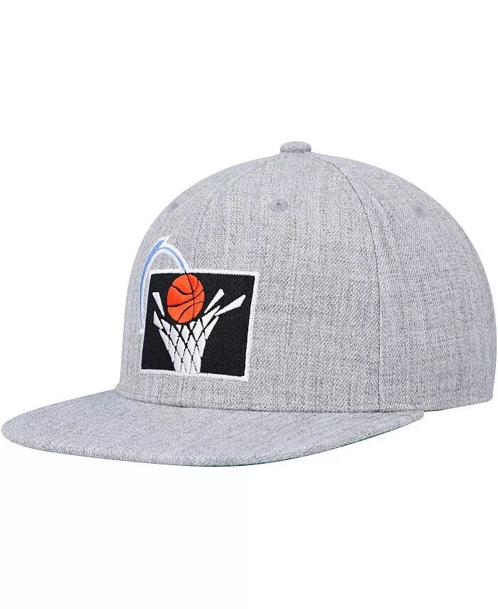 

Мужская кепка Snapback Cleveland Cavaliers Hardwood Classics 2.0 серо-хизерового цвета Mitchell & Ness, серый