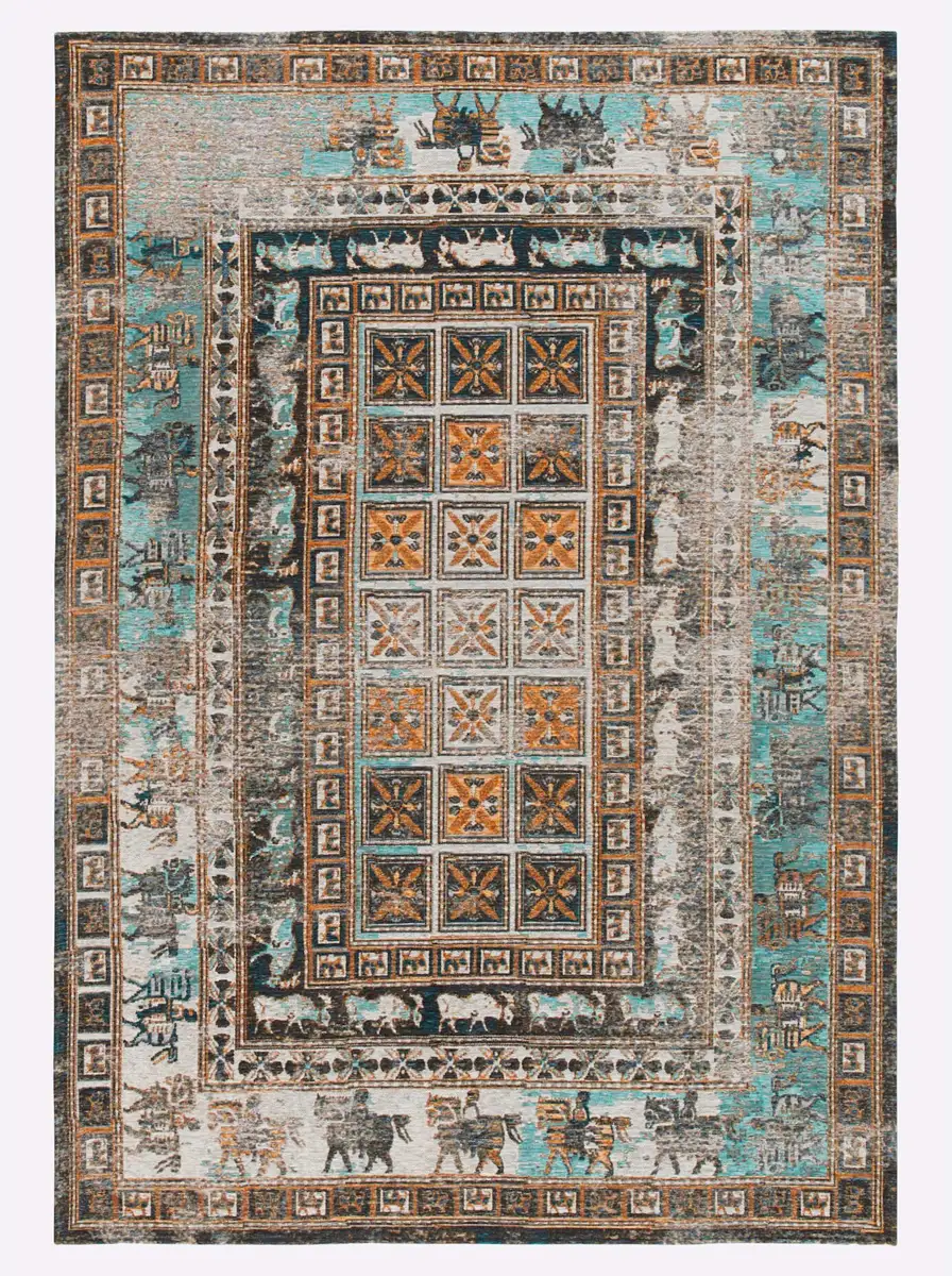 

Домашний ковер Heine, прямоугольный Heine home 160х160 см, цвет türkis-bunt