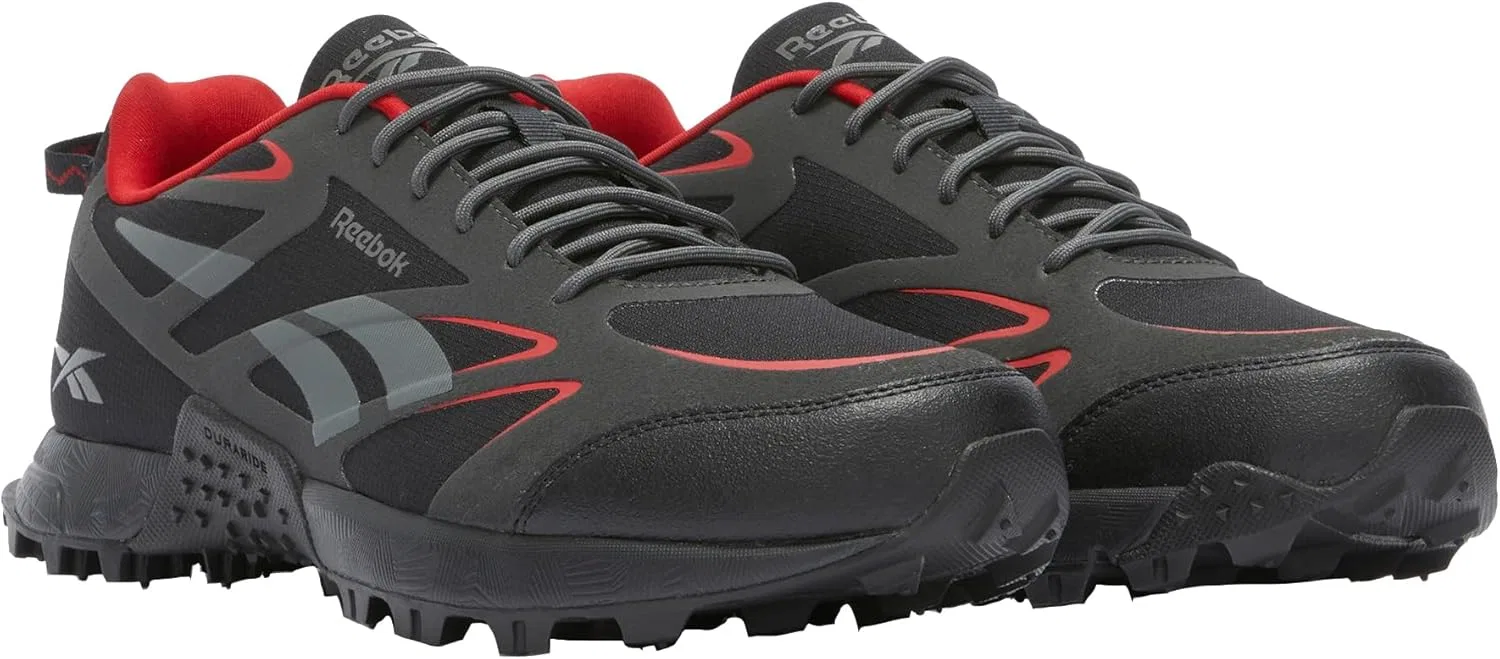 Кроссовки Reebok Unisex At Craze 3, Black Grey 5 Energy Red — фото 2