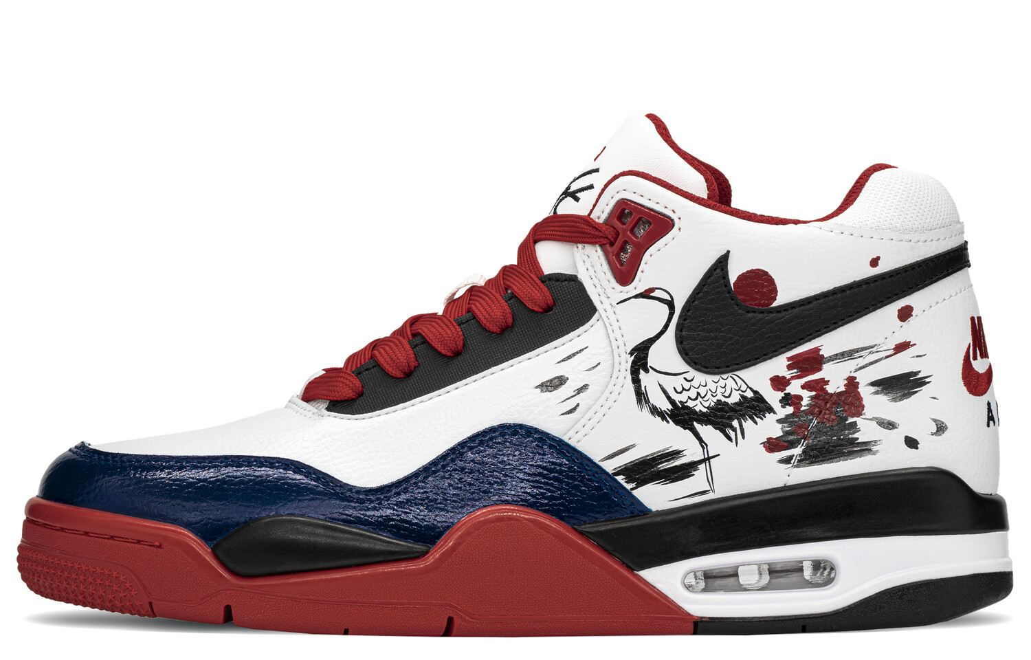 

Баскетбольные кроссовки Flight Legacy Vintage, унисекс, высокие, красный/синий Nike